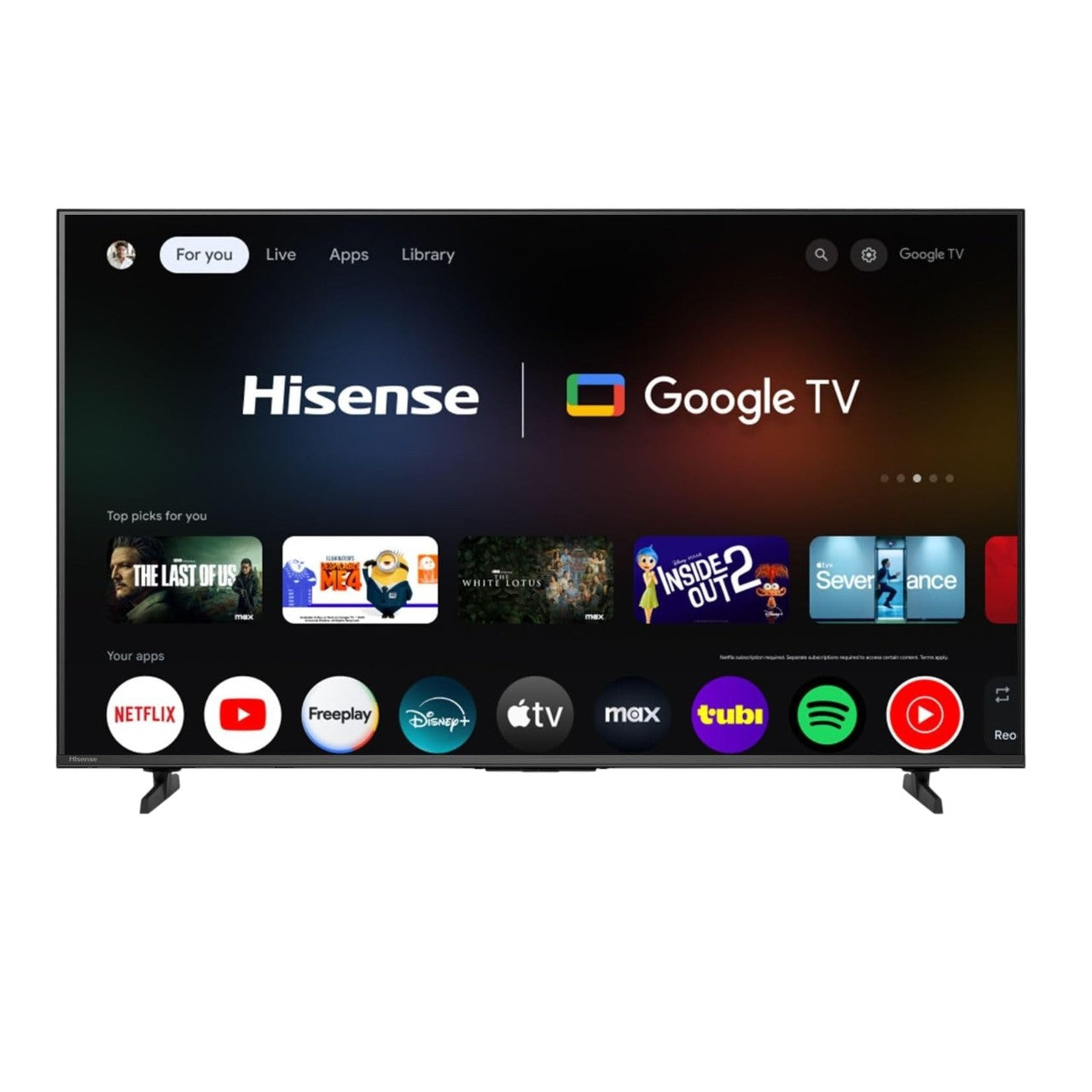 Televisor Hisense 50" Google TV 4K