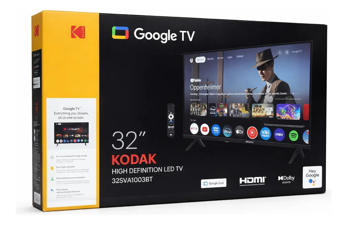 Televisor Kodak 32" Google Tv Control De Voz