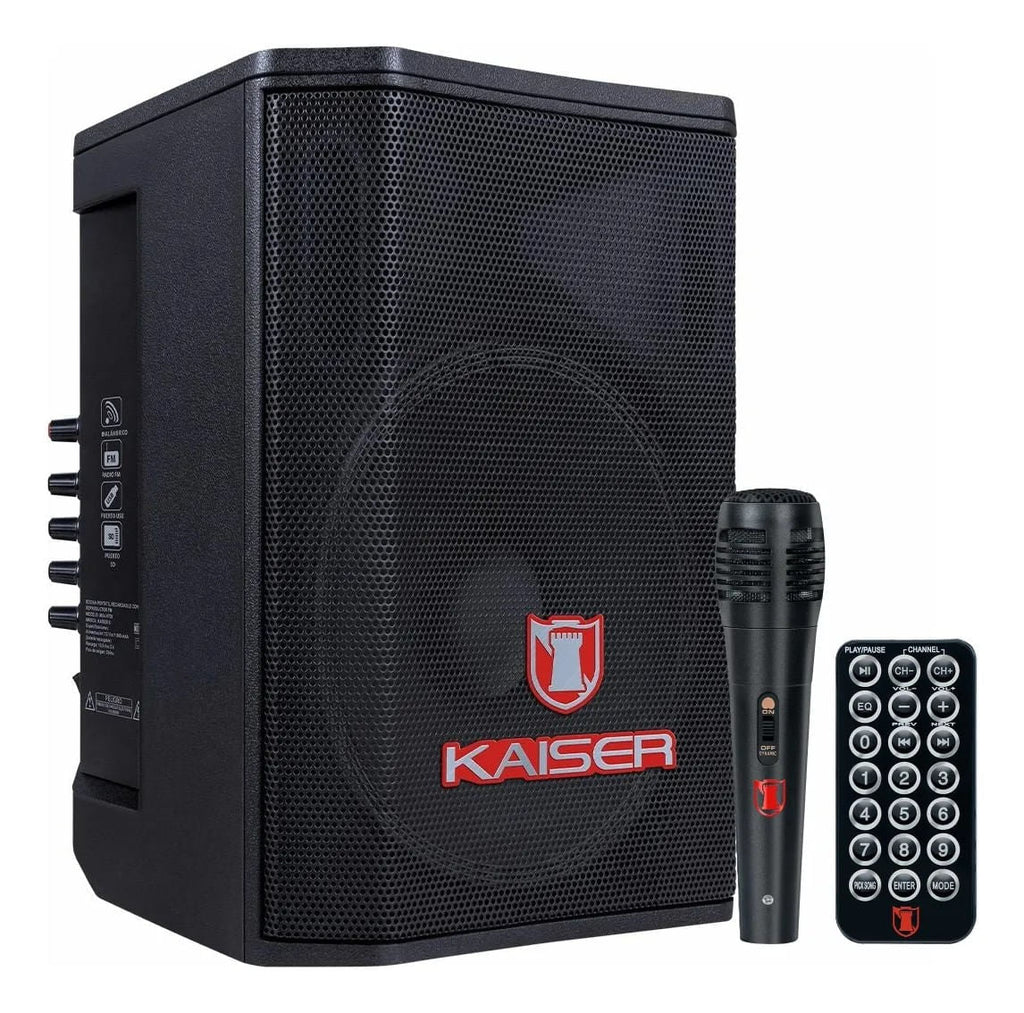 Bafle 8 Pulgadas Kaiser MSA 9709 Bluetooth KSR Link Recargable Negro