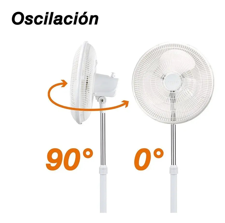 Ventilador Mytek  16" Pedestal  MY-3197